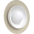Vägglampa POPPI 1xG9/8W/230V beige/vit
